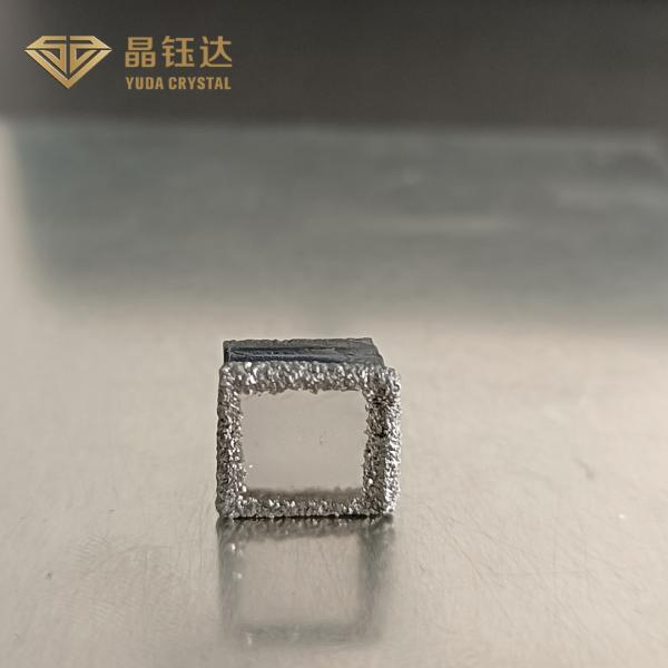 Cor branca crescida VVS dos diamantes dos diamantes ásperos 8.0ct do CVD laboratório redondo CONTRA