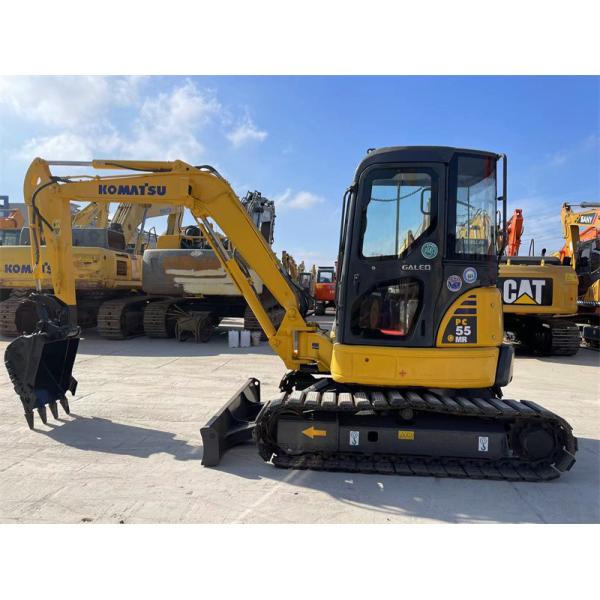 Используемый экскаватор Crawler экскаватора PC55MR PC55MR-2 Японии KOMATSU PC55 небольшой