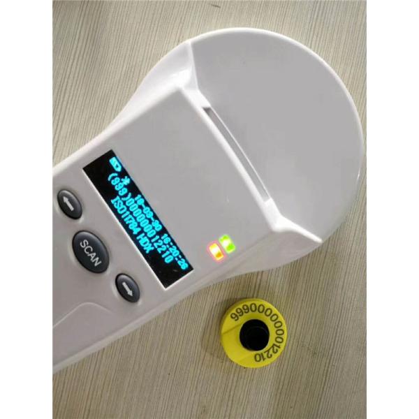 134.2KHz HDX LF RFID Animal Ear Tag Temperature Resistance For Cow Goat