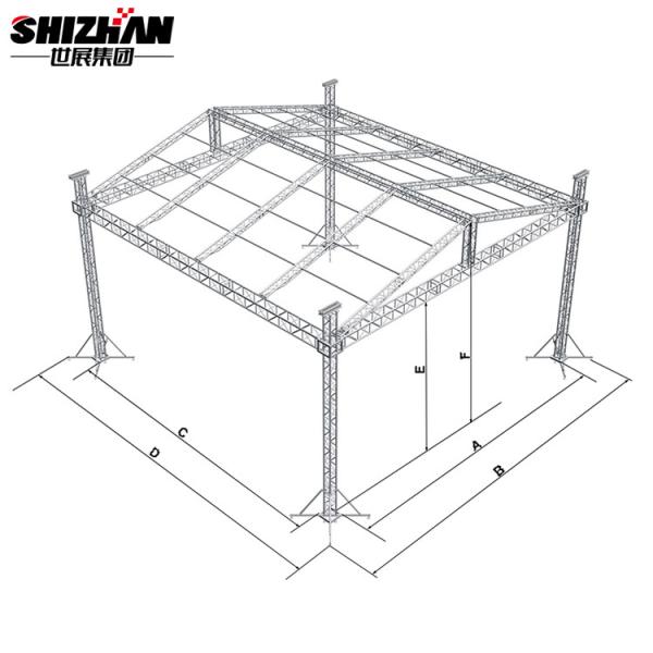 Outdoor Stand Aluminum Lighting Truss for Stage Club