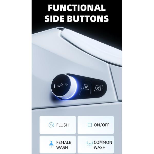 Luxury Smart Intelligent Toilet Premium Ceramic Aroma System Modern Auto Flush