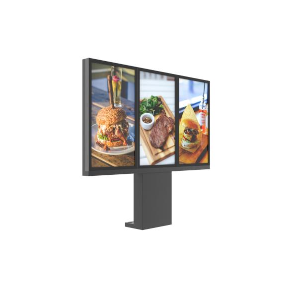 55 Inch Menu Boards Outdoor Lcd Advertising Display FHD 1920x1080