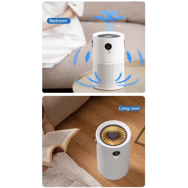 Уборщик ультрафиолетового света фильтра Hepa H13 очистителя воздуха батареи 10000mAH портативный мини