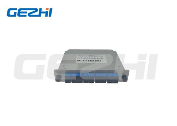 Cartão da gaveta do divisor 1x8 do PLC da fibra ótica de G657A que introduz o módulo