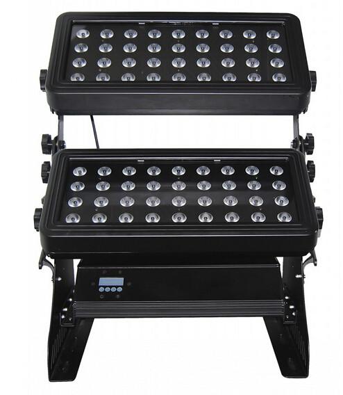 Double Head 72*10W Outdoor IP65 Waterproof 4 in 1 LED Stage Wall Wash City Color Light
