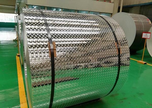 Mill Finish Aluminium Chequered Plate Sheet Coils 6061 Size 6 X 1220 X 2440mm