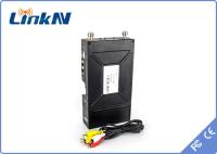 LKAV1506 Transmissor de vídeo policial usado no corpo COFDM QPSK HDMI & CVBS H.264 Low Delay AES256 Criptografia