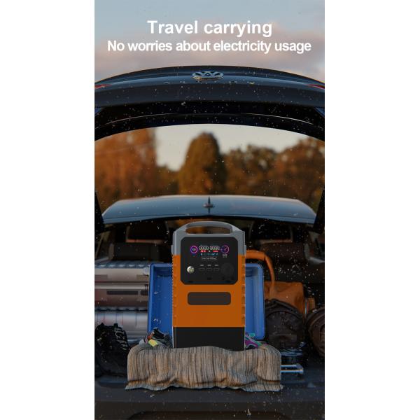 Электростанция большой мощности 1500 Вт Кампинговая портативная аварийная электростанция