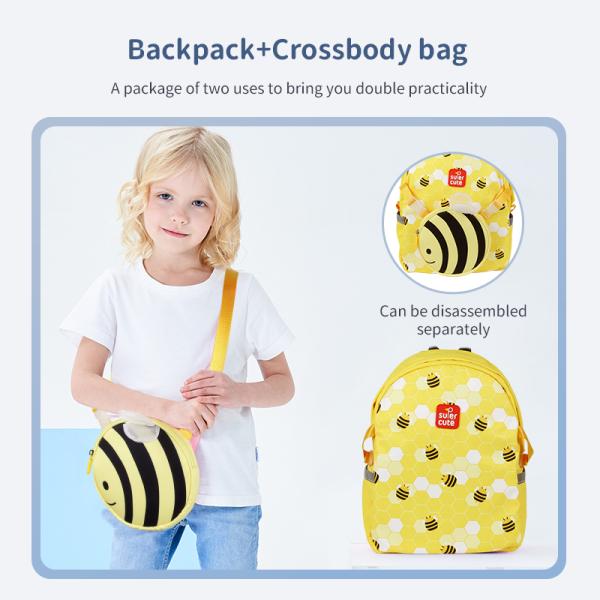 2 In 1 Shoulder Bag And Backpack Kids Designer Backpack For Girl Boys