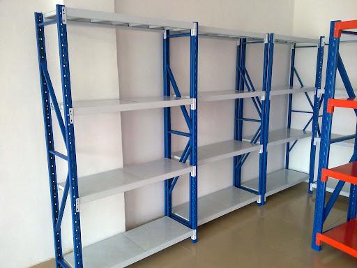 Adjustable Storage Stacking Rack Medium Duty Steel Garage Warehouse Racking