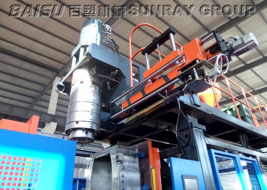 200L Chemical Drum Blow Molding Equipment , High Speed Plastic Drum Making Machine SRB120B