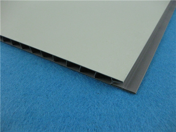 Beige Bathroom PVC Plastic Ceiling Panels Vinyl Wall Panels