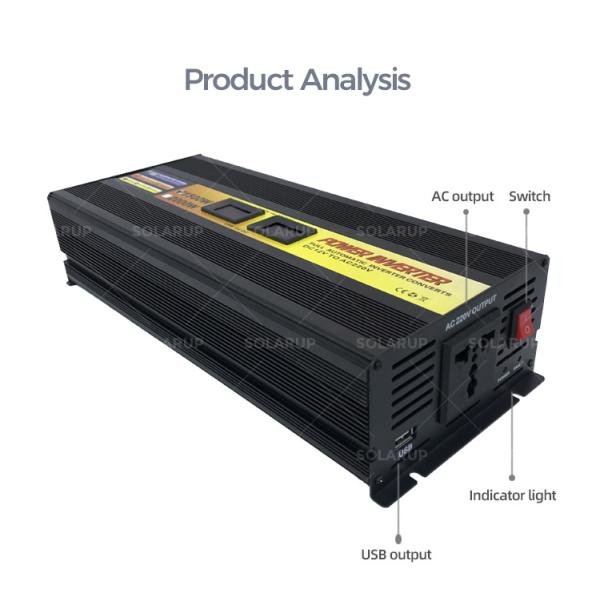 Custom Golden Supplier 1500W Inverter Solar Mppt Inverter Solar 1500 Watt Pure Sine Wave Solar Inverter
