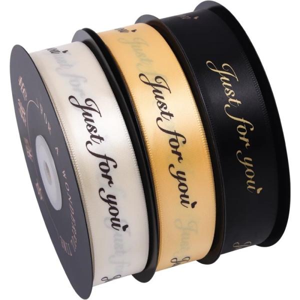 9mm-100mm Logotipo impresso fita de cetim para embalagem e decoração de presentes personalizados