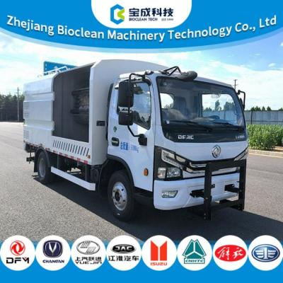 9.1TONS 3300L 3.3m3 Guardrail Cleaning Truck Diesel Powered High Power