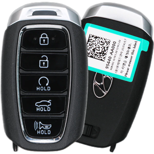 HN008315  Hyundai Elantra 5 Button Smart Key Fcc NYOMBEC5FOB2004 Pn 95440-AA000 434Mhz