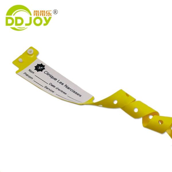 170*18mm Child Size PVC ID Bracelet Custom Disposable Soft Plastic Hospital Wristband