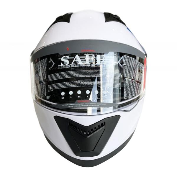 Casco de conducción de motocicleta ABS Full Face Shield para temporada universal sin patrón