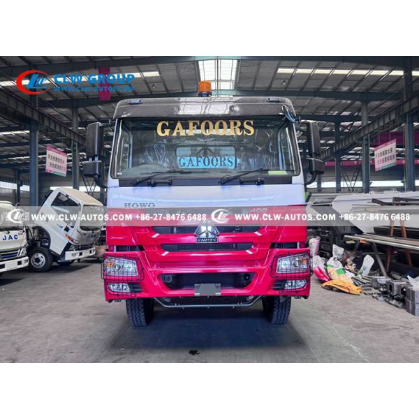 Sinotruk HOWO RHD 6x4 25-Ton Hydraulic Hook Lift Truck with Weichai 400HP Engine and RHD HW76 Cabin