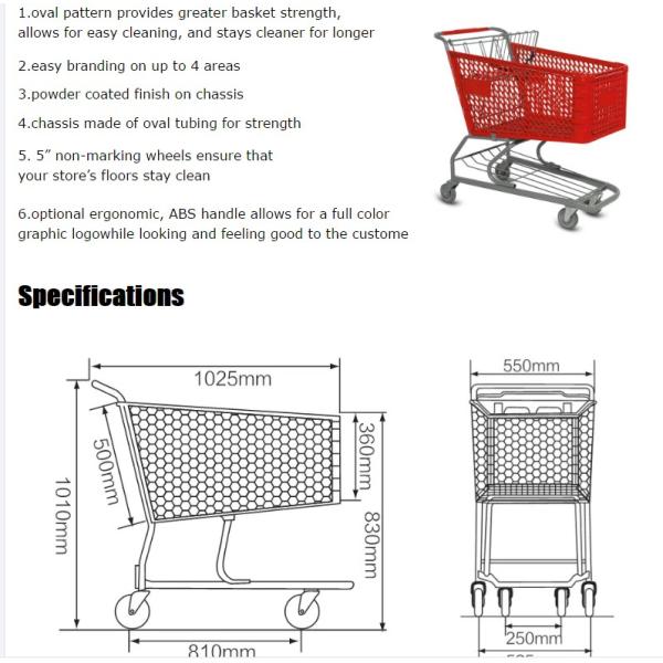 Portable Plastic Shopping Trolley Luggage Shopping Small Plastic Shopping Carts