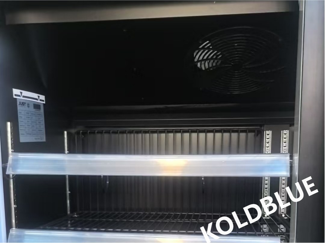 2‑Door Mode‑Switchable Cabinet 3 Layers Shelf Plug‑in Commercial Display Freezer‑Chiller
