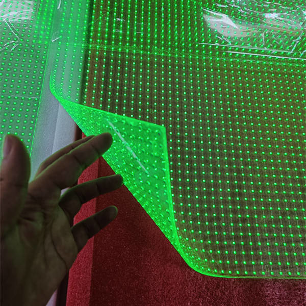 Vibrant True Color 2K-4K Transparent Glass Led Display Film For Stunning Visuals