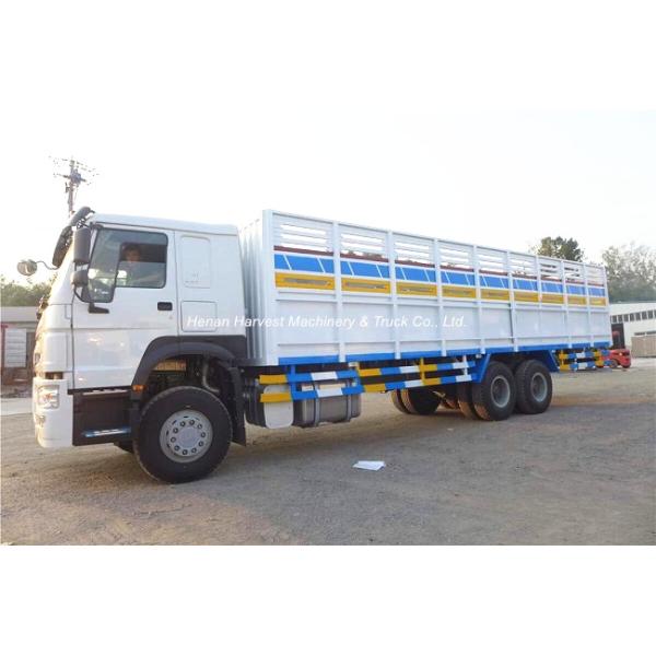 12R24 тележка груза покрышек 371hp 6x4 Sinotruk 9500x2300x2300mm Howo