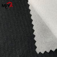 Punto doble fusible tejido capa 100% del micrófono del PA del poliéster que interlinea