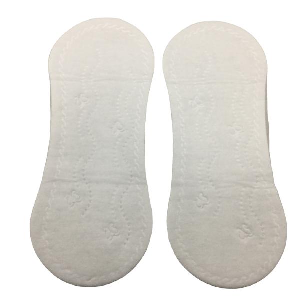 Super Absorbent 155mm Natural Panty Liners PE Leak Proof Bottom