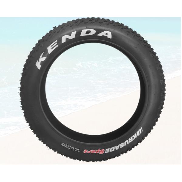 20x4.0 Snow Bike Black Fat Tire Beach Bike Rubber Outer Tires for 12-20inches and 2 kg