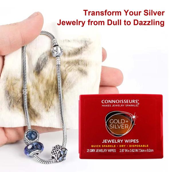 Компактные аксессуары для ювелирных изделий Инструменты 25 шт. Салфетки для чистки ювелирных изделий
