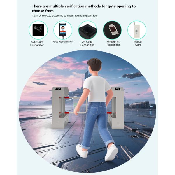 Автоматические ворота RS485 турникета управления доступом скорости взаимодействуют ширину 510mm