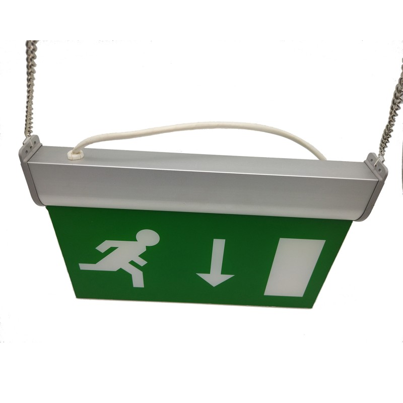 LED Suspending Double Sided Emergency Exit Sign 3 Hours Operation L211M