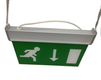 LED Suspending Double Sided Emergency Exit Sign With 3 Hours Operation