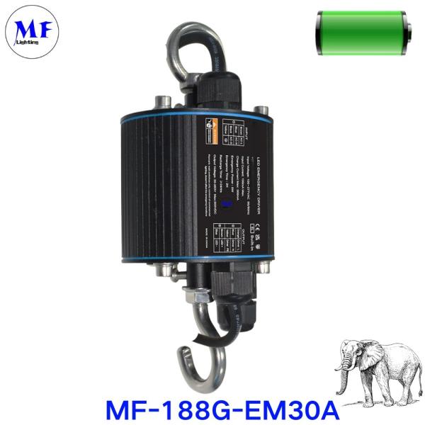 LiFePO4 batterie de secours LED kit d'urgence 100-277VAC 25W 30W 40W