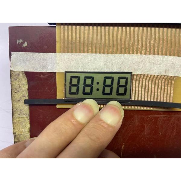 Положительный отражающий поляризатор TN LCD дисплей настройки 7 сегментов на час