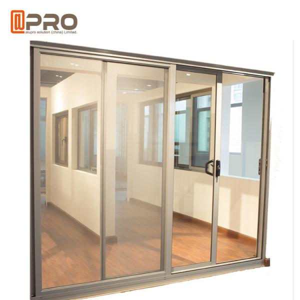 Multi Color Aluminium Sliding Glass Doors For Living Room With Security Bifold sliding door chinese sliding door