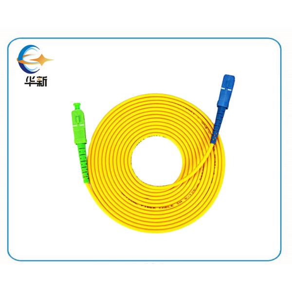 Performance optimale du réseau Cordon de patch en fibre optique avec polissage UPC et test à 100%