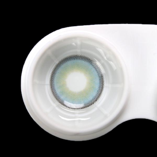 Natural Blue Colored Contact Lenses Halloween Non Prescription 14.2mm