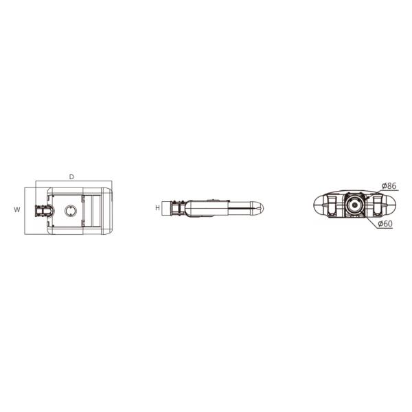 уличные светы 30W 150LM/W IP67 3500LM на открытом воздухе для T3 дома