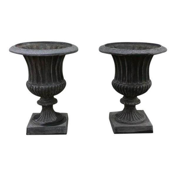 Части для газона декоративное железо Античные литые железо садовые урны европейского стиля Покрытые порошком