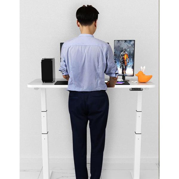 Height Adjustable Dual Motor Smart Electric Desk for Gaming and Work in Modern Design