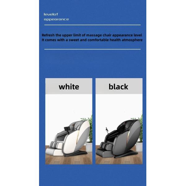 Smart Electric Whole Body Massage Chair Automatic 4D Massager Multifunction Household Health Care Black