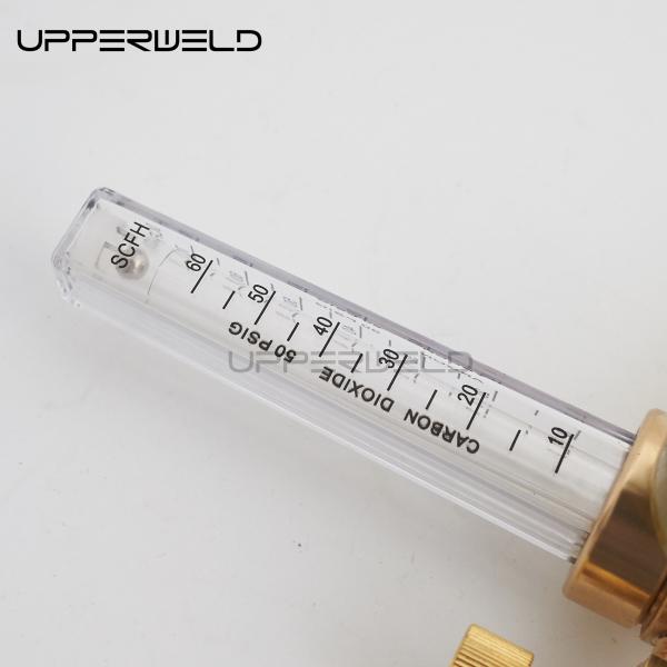 Single Stage CO2 Argon Gas Regulator TIG MIG Flowmeter 0-4000 psi Pressure Gauge