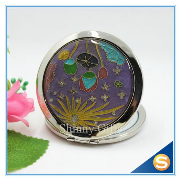 Shinny Gifts Hot Sale Factory Directly Makeup Mirror Small Metal Mirror