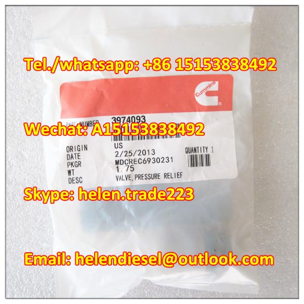 CUMMINS original 3974093 Pressure Relief Valve , BOSCH number 1110010028 , 1 110 010 028 genuine and new