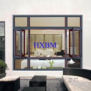 Villa Use Resistant Aluminum Clad Wood Windows 6063 -T5 Aluminum Profile ROTO