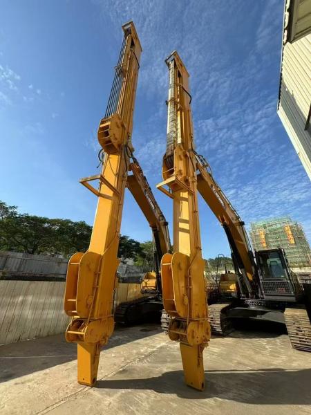 Hydraulic 20-50 Ton Excavator Attachment Telescopic Arm
