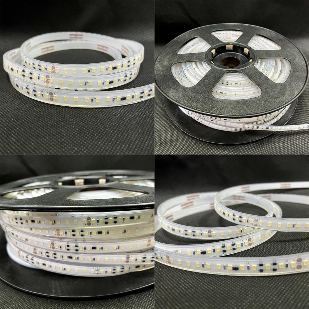 AC220V Flexible LED Strip Tape Light IP68 LED Linear Light for Modern Lighting