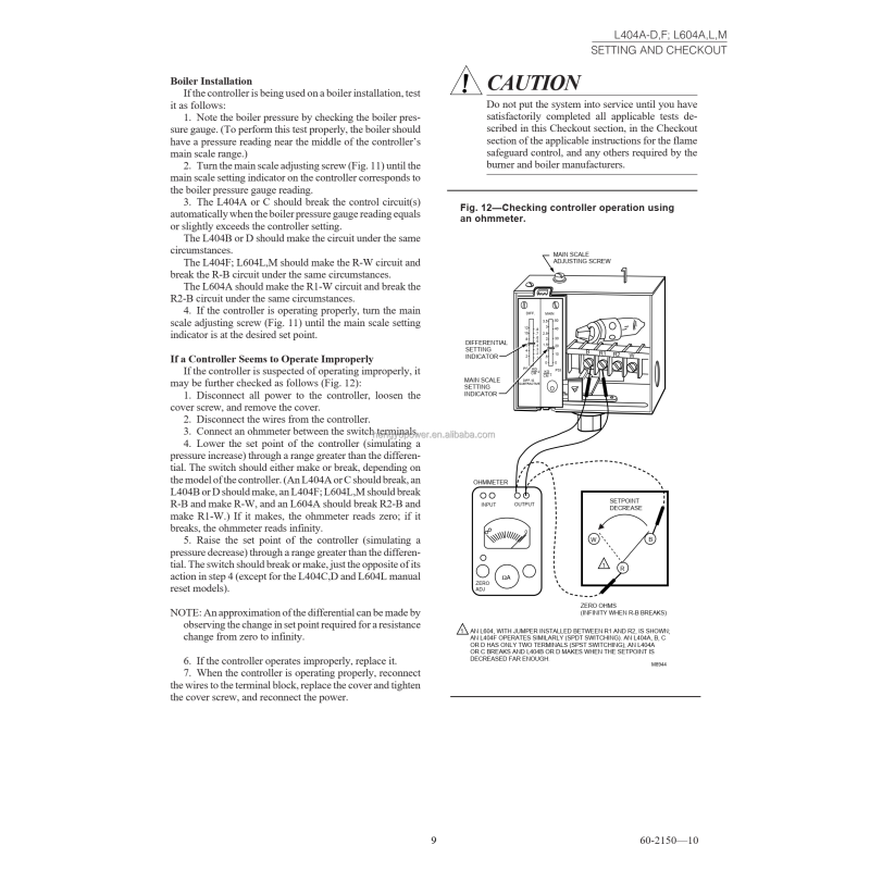 Honeywell Pressuretrol Controller L404F1102 for Industrial Automation with 1 Year Warranty and Original Brand New